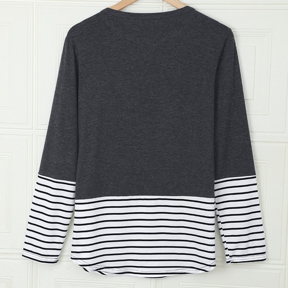 GRAY Rhinestone BLING! embellished Long Sleeve Top - Picture 11 of 14